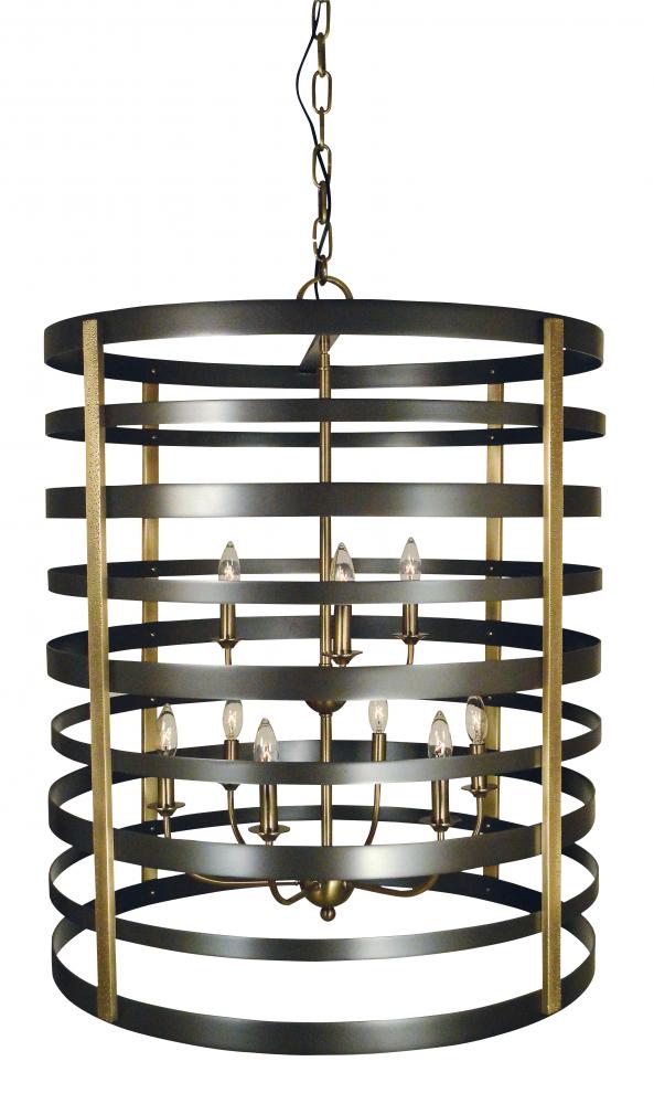 9-Light Pastoral Foyer Chandelier