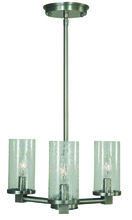 Framburg 3063 PN - 3-Light Polished Nickel Lexi Chandelier