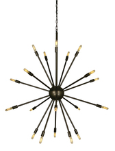 Framburg 4398 PN - 24-Light Polished Nickel Simone Chandelier