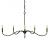 5-Light Iron Heidelberg Dining Chandelier