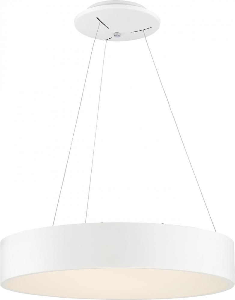 Orbit - LED 18&#34; Pendant - White Finish