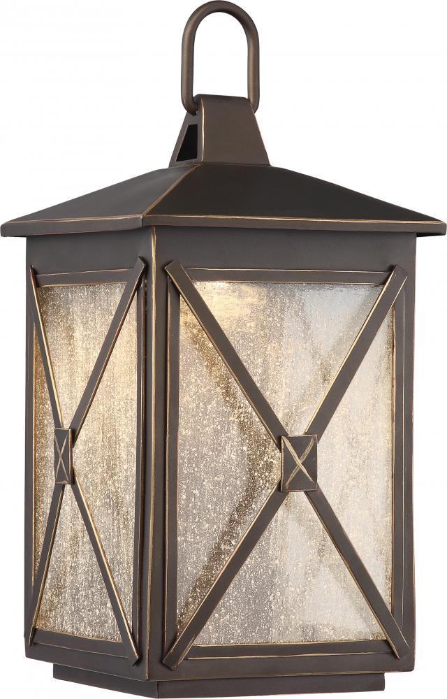 Roxton 6.5&#34; Wall Lantern; Umber Bay Finish