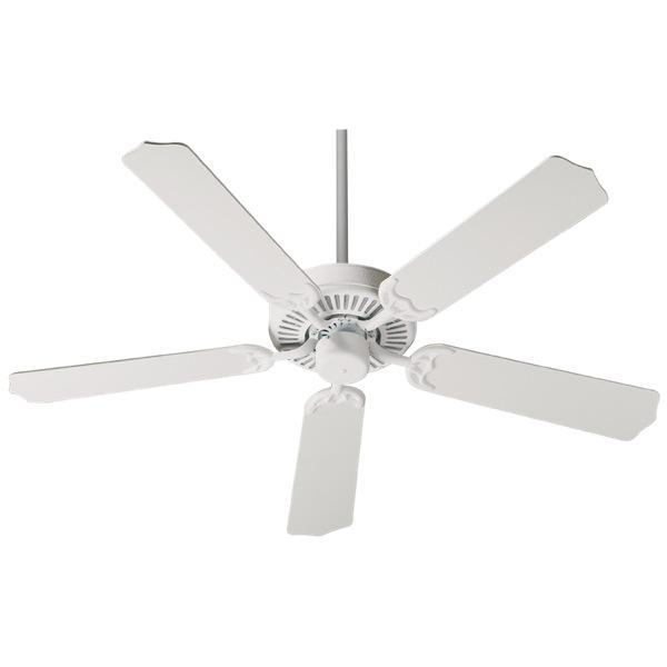 Textured White Ceiling Fan