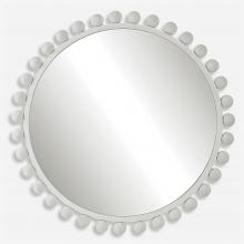 Uttermost 09788 - Cyra White Round Mirror