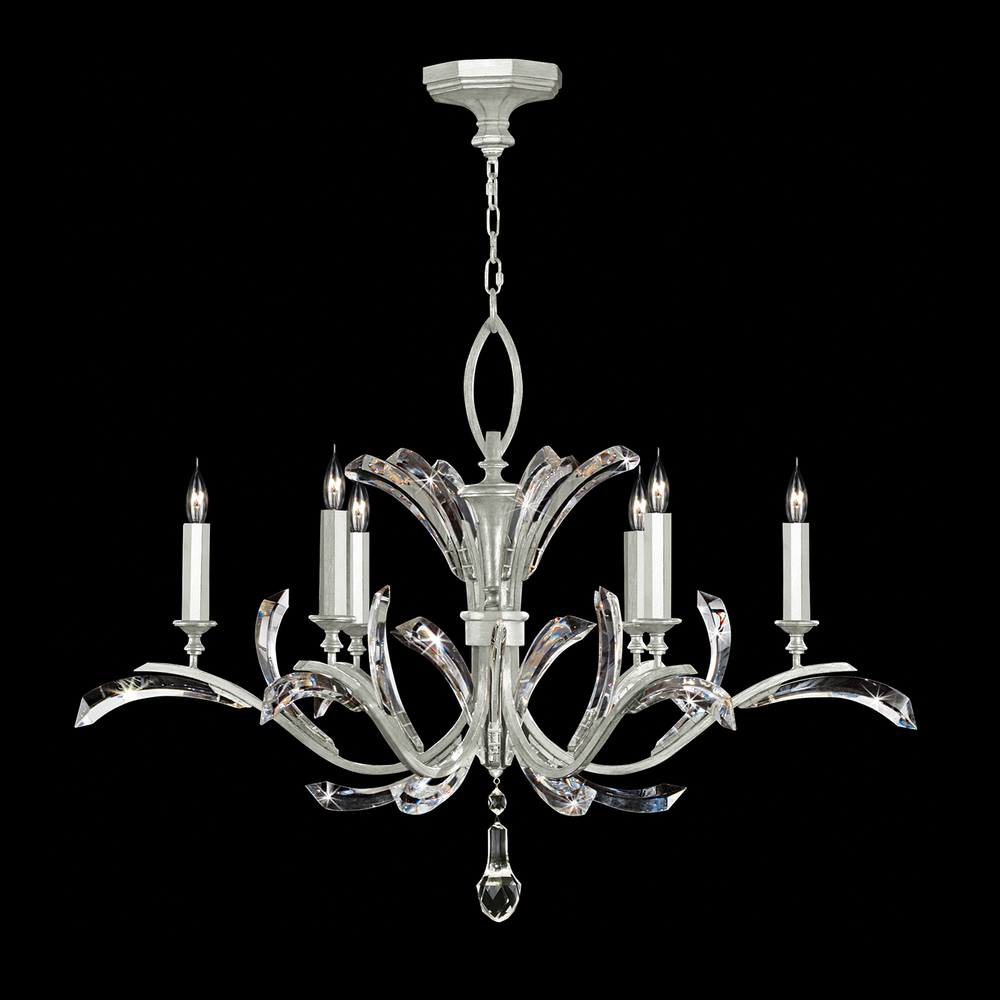 Beveled Arcs 42&#34;W Round Chandelier