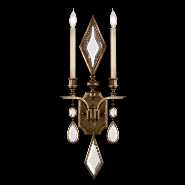 Encased Gems 29&#34;H Sconce