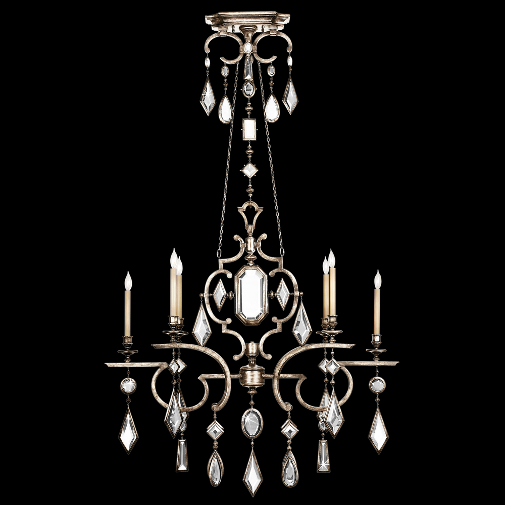 Encased Gems 50&#34;W Oblong Chandelier