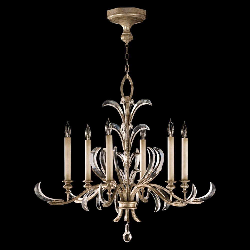 Beveled Arcs 37&#34;W Round Chandelier