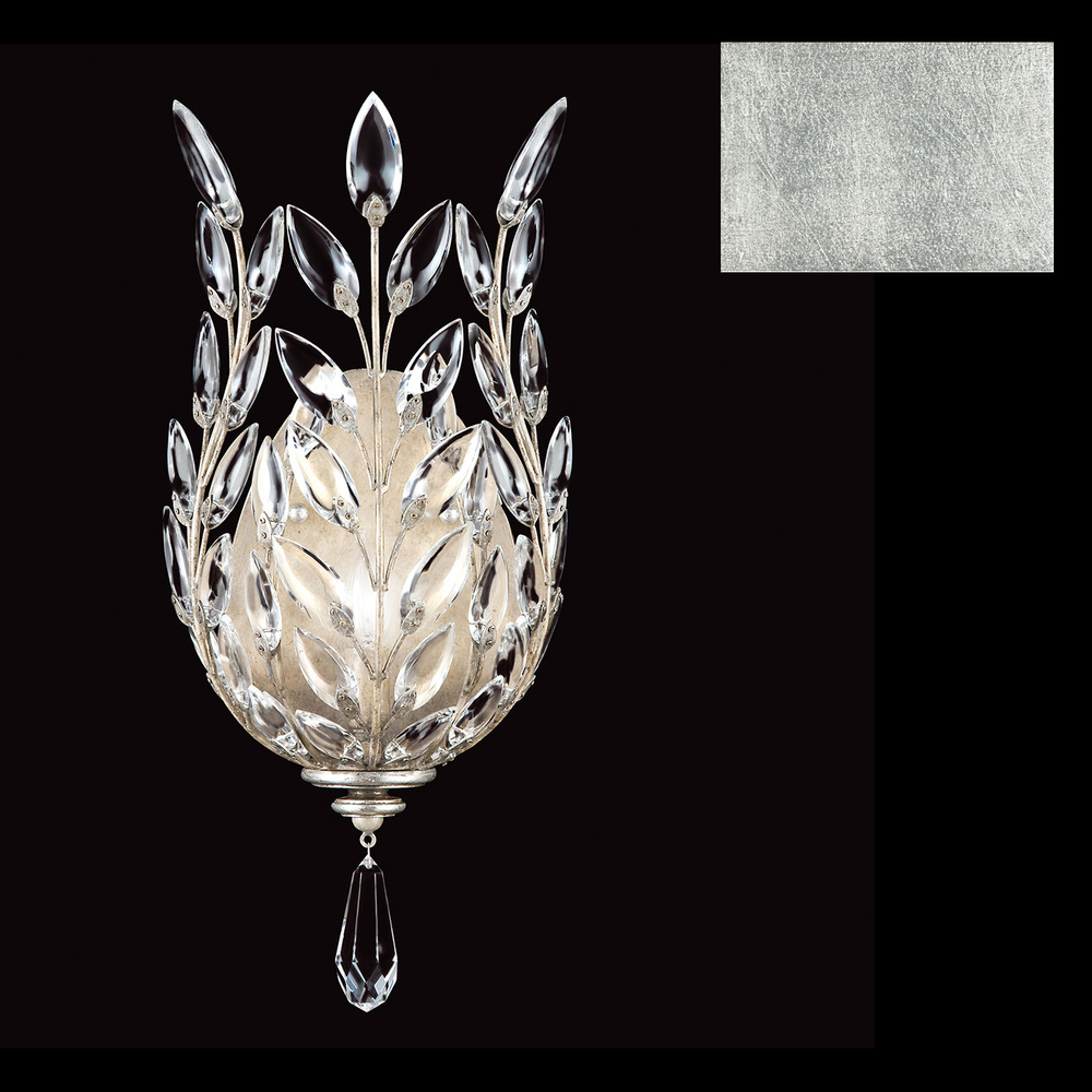 Crystal Laurel 17&#34;H Sconce