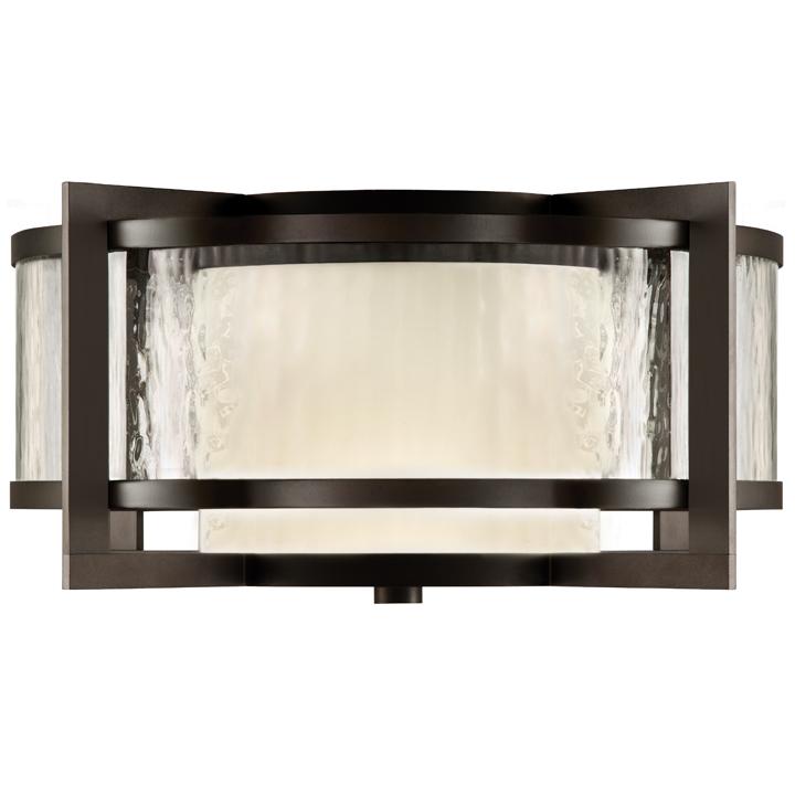 Singapore Moderne Outdoor 20&#34;W Outdoor Flush Mount