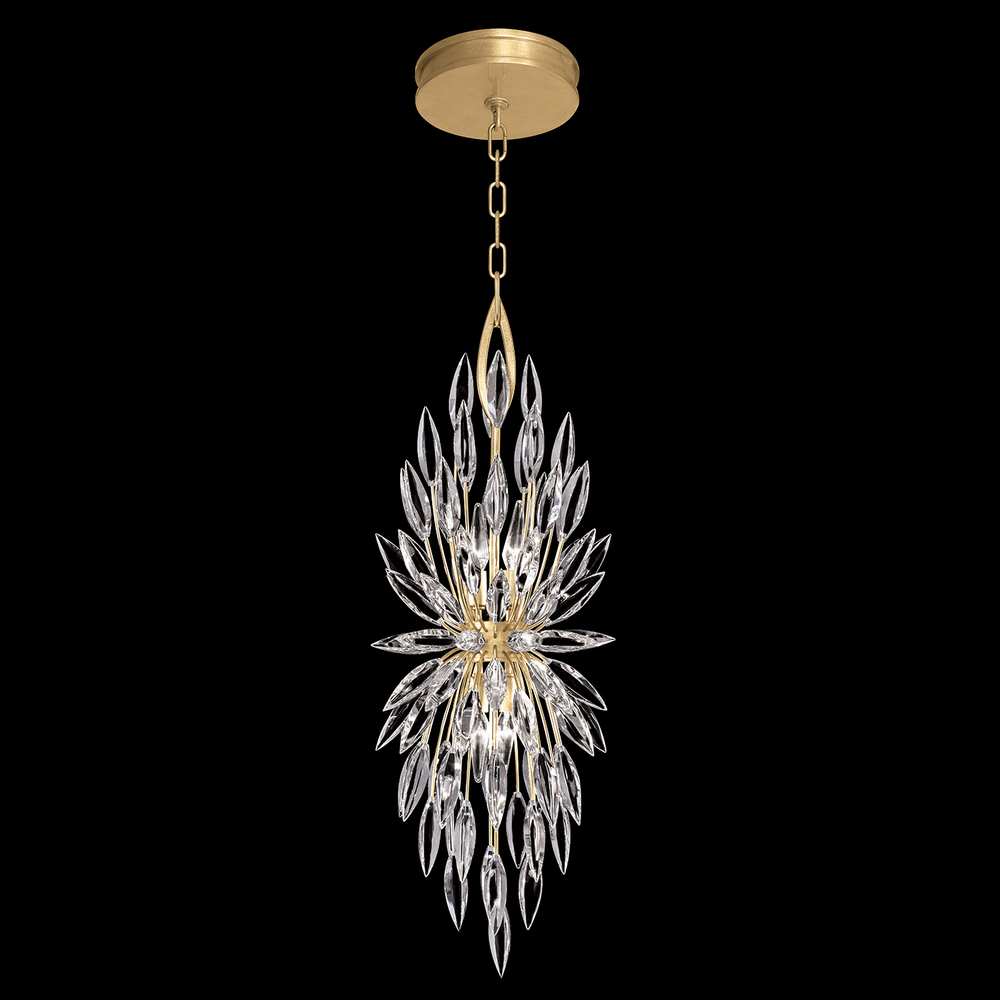 Lily Buds 13&#34;W Round Pendant