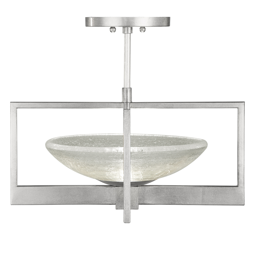 Delphi 18&#34;W Round Semi-Flush Mount