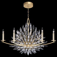 Fine Art Handcrafted Lighting 883240-1ST - Lily Buds 48"W Oblong Chandelier